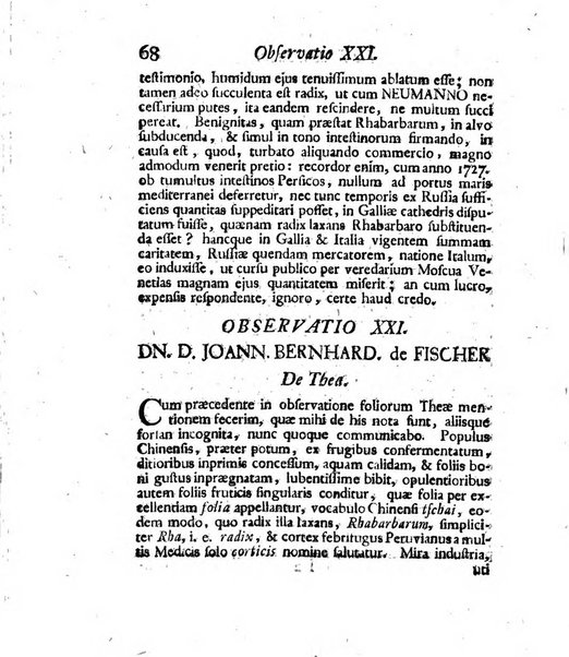 Acta physico-medica Academiae caesareae leopoldino-carolinae naturae curiosorum exhibentia ephemerides sive oservationes historias et experimenta a celeberrimis Germaniae et exterarum regionum viris habita et communicata..