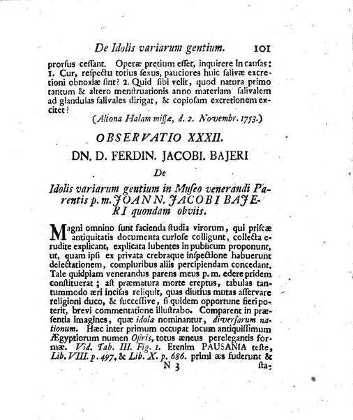 Acta physico-medica Academiae caesareae leopoldino-carolinae naturae curiosorum exhibentia ephemerides sive oservationes historias et experimenta a celeberrimis Germaniae et exterarum regionum viris habita et communicata..