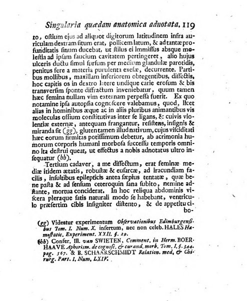 Acta physico-medica Academiae caesareae leopoldino-carolinae naturae curiosorum exhibentia ephemerides sive oservationes historias et experimenta a celeberrimis Germaniae et exterarum regionum viris habita et communicata..