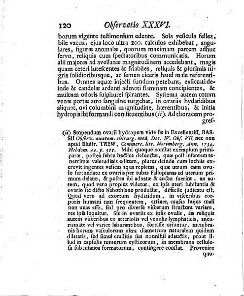 Acta physico-medica Academiae caesareae leopoldino-carolinae naturae curiosorum exhibentia ephemerides sive oservationes historias et experimenta a celeberrimis Germaniae et exterarum regionum viris habita et communicata..