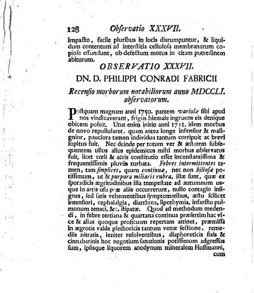 Acta physico-medica Academiae caesareae leopoldino-carolinae naturae curiosorum exhibentia ephemerides sive oservationes historias et experimenta a celeberrimis Germaniae et exterarum regionum viris habita et communicata..