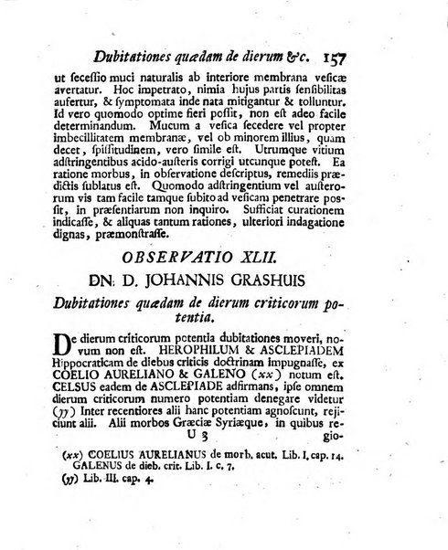 Acta physico-medica Academiae caesareae leopoldino-carolinae naturae curiosorum exhibentia ephemerides sive oservationes historias et experimenta a celeberrimis Germaniae et exterarum regionum viris habita et communicata..