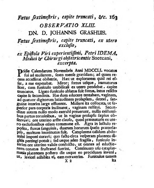 Acta physico-medica Academiae caesareae leopoldino-carolinae naturae curiosorum exhibentia ephemerides sive oservationes historias et experimenta a celeberrimis Germaniae et exterarum regionum viris habita et communicata..