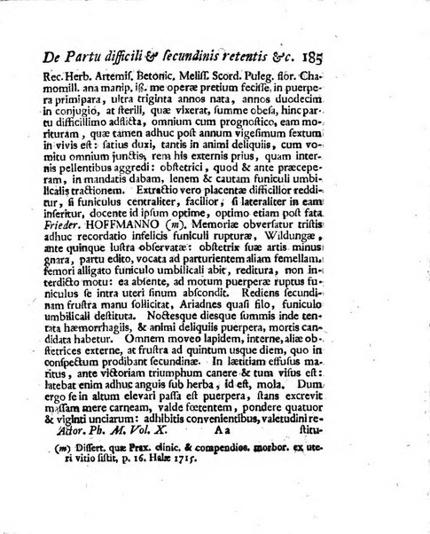 Acta physico-medica Academiae caesareae leopoldino-carolinae naturae curiosorum exhibentia ephemerides sive oservationes historias et experimenta a celeberrimis Germaniae et exterarum regionum viris habita et communicata..