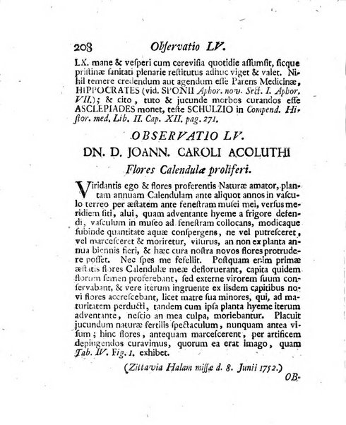 Acta physico-medica Academiae caesareae leopoldino-carolinae naturae curiosorum exhibentia ephemerides sive oservationes historias et experimenta a celeberrimis Germaniae et exterarum regionum viris habita et communicata..