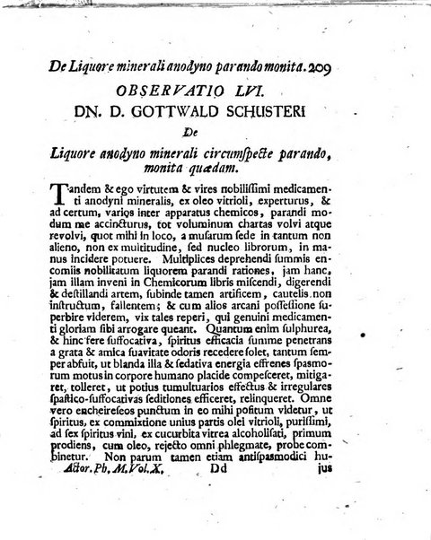 Acta physico-medica Academiae caesareae leopoldino-carolinae naturae curiosorum exhibentia ephemerides sive oservationes historias et experimenta a celeberrimis Germaniae et exterarum regionum viris habita et communicata..