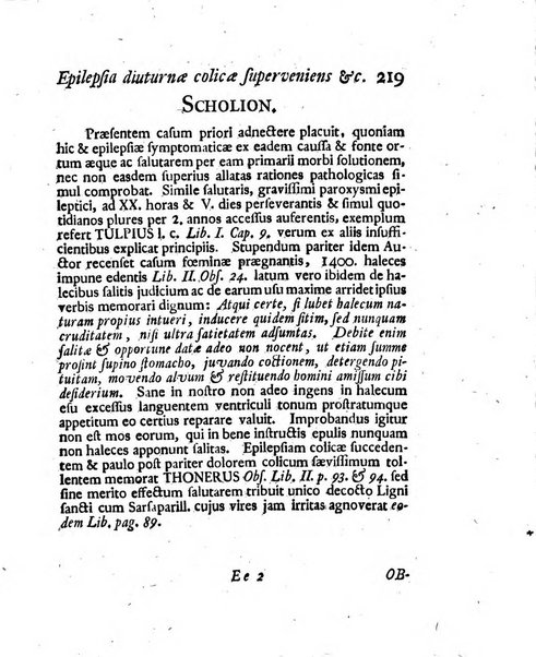 Acta physico-medica Academiae caesareae leopoldino-carolinae naturae curiosorum exhibentia ephemerides sive oservationes historias et experimenta a celeberrimis Germaniae et exterarum regionum viris habita et communicata..