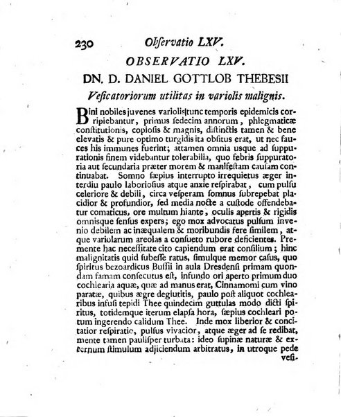 Acta physico-medica Academiae caesareae leopoldino-carolinae naturae curiosorum exhibentia ephemerides sive oservationes historias et experimenta a celeberrimis Germaniae et exterarum regionum viris habita et communicata..