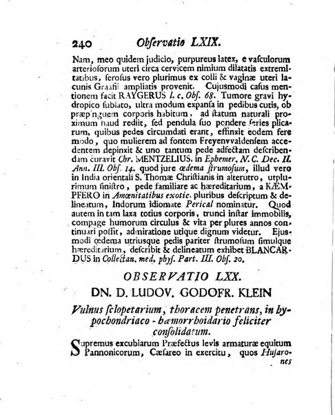 Acta physico-medica Academiae caesareae leopoldino-carolinae naturae curiosorum exhibentia ephemerides sive oservationes historias et experimenta a celeberrimis Germaniae et exterarum regionum viris habita et communicata..