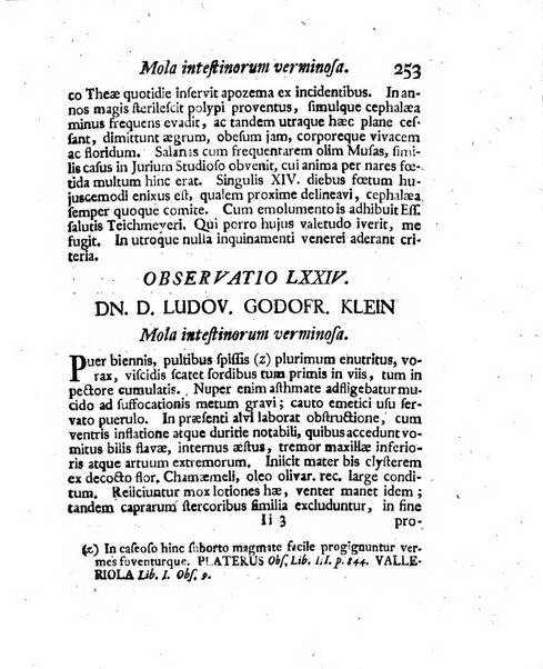 Acta physico-medica Academiae caesareae leopoldino-carolinae naturae curiosorum exhibentia ephemerides sive oservationes historias et experimenta a celeberrimis Germaniae et exterarum regionum viris habita et communicata..