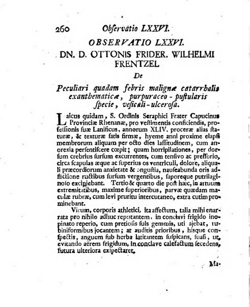 Acta physico-medica Academiae caesareae leopoldino-carolinae naturae curiosorum exhibentia ephemerides sive oservationes historias et experimenta a celeberrimis Germaniae et exterarum regionum viris habita et communicata..