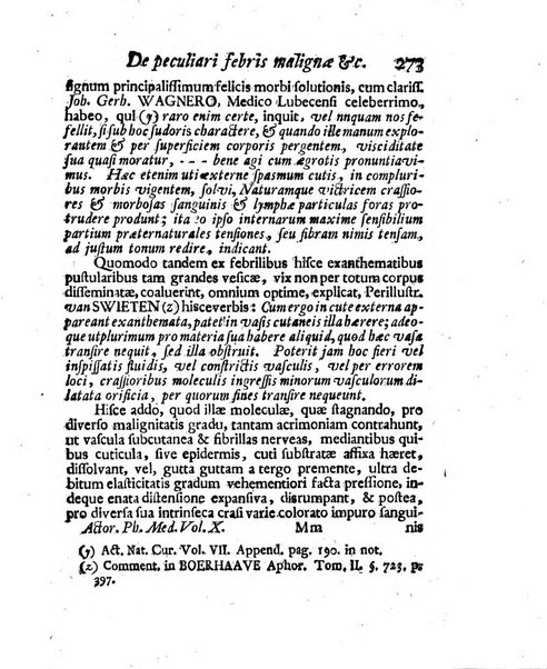 Acta physico-medica Academiae caesareae leopoldino-carolinae naturae curiosorum exhibentia ephemerides sive oservationes historias et experimenta a celeberrimis Germaniae et exterarum regionum viris habita et communicata..