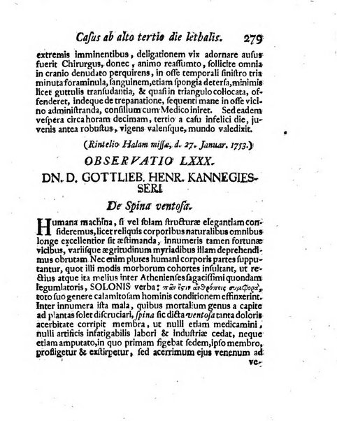 Acta physico-medica Academiae caesareae leopoldino-carolinae naturae curiosorum exhibentia ephemerides sive oservationes historias et experimenta a celeberrimis Germaniae et exterarum regionum viris habita et communicata..