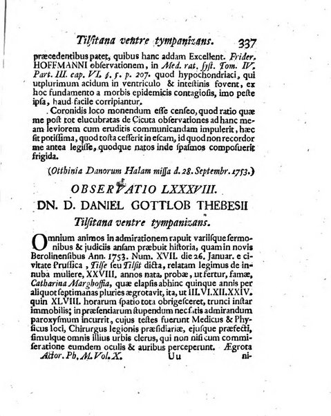 Acta physico-medica Academiae caesareae leopoldino-carolinae naturae curiosorum exhibentia ephemerides sive oservationes historias et experimenta a celeberrimis Germaniae et exterarum regionum viris habita et communicata..