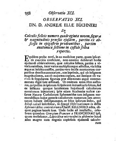 Acta physico-medica Academiae caesareae leopoldino-carolinae naturae curiosorum exhibentia ephemerides sive oservationes historias et experimenta a celeberrimis Germaniae et exterarum regionum viris habita et communicata..