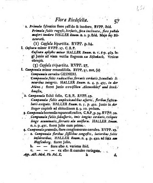 Acta physico-medica Academiae caesareae leopoldino-carolinae naturae curiosorum exhibentia ephemerides sive oservationes historias et experimenta a celeberrimis Germaniae et exterarum regionum viris habita et communicata..