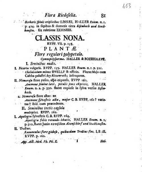 Acta physico-medica Academiae caesareae leopoldino-carolinae naturae curiosorum exhibentia ephemerides sive oservationes historias et experimenta a celeberrimis Germaniae et exterarum regionum viris habita et communicata..