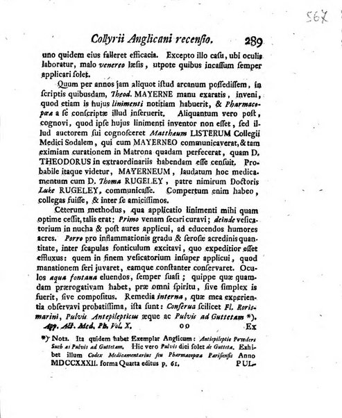 Acta physico-medica Academiae caesareae leopoldino-carolinae naturae curiosorum exhibentia ephemerides sive oservationes historias et experimenta a celeberrimis Germaniae et exterarum regionum viris habita et communicata..