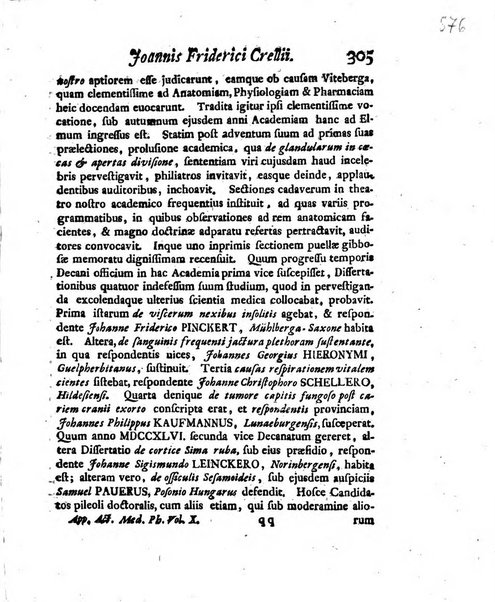 Acta physico-medica Academiae caesareae leopoldino-carolinae naturae curiosorum exhibentia ephemerides sive oservationes historias et experimenta a celeberrimis Germaniae et exterarum regionum viris habita et communicata..