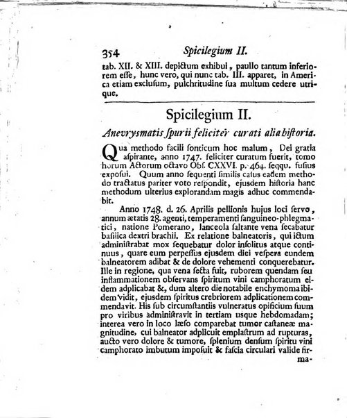 Acta physico-medica Academiae caesareae leopoldino-carolinae naturae curiosorum exhibentia ephemerides sive oservationes historias et experimenta a celeberrimis Germaniae et exterarum regionum viris habita et communicata..