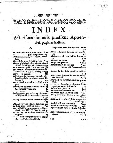 Acta physico-medica Academiae caesareae leopoldino-carolinae naturae curiosorum exhibentia ephemerides sive oservationes historias et experimenta a celeberrimis Germaniae et exterarum regionum viris habita et communicata..