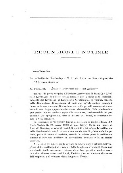 L'aerotecnica giornale ed atti dell'Associazione italiana di aerotecnica