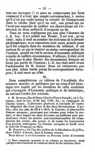 Annuaire de l'economie politique et de la statistique