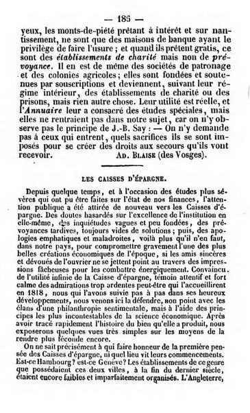 Annuaire de l'economie politique et de la statistique