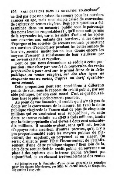 Annuaire de l'economie politique et de la statistique