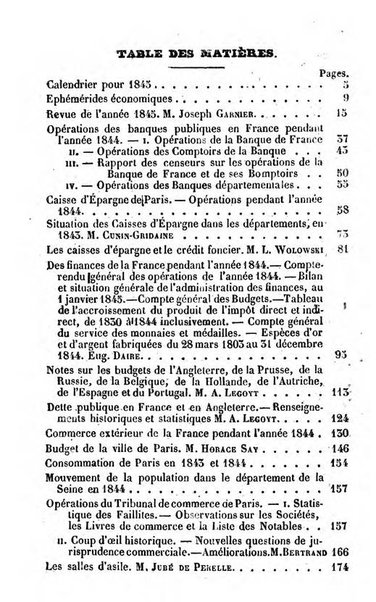 Annuaire de l'economie politique et de la statistique