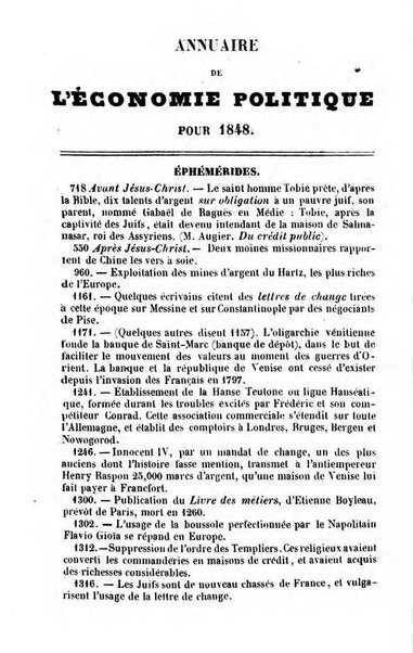 Annuaire de l'economie politique et de la statistique