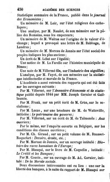 Annuaire de l'economie politique et de la statistique