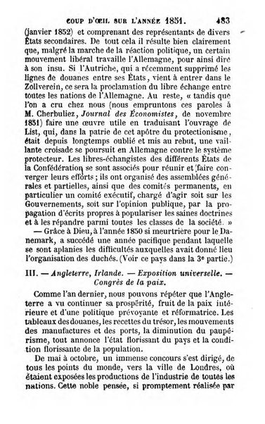 Annuaire de l'economie politique et de la statistique