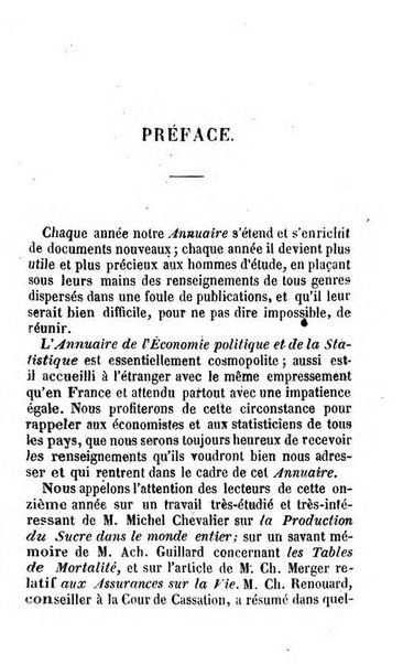 Annuaire de l'economie politique et de la statistique