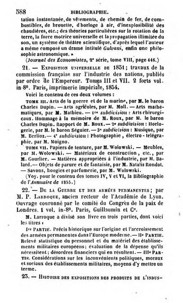 Annuaire de l'economie politique et de la statistique