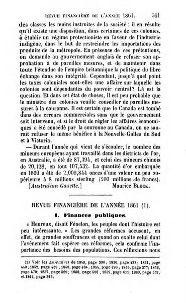 Annuaire de l'economie politique et de la statistique