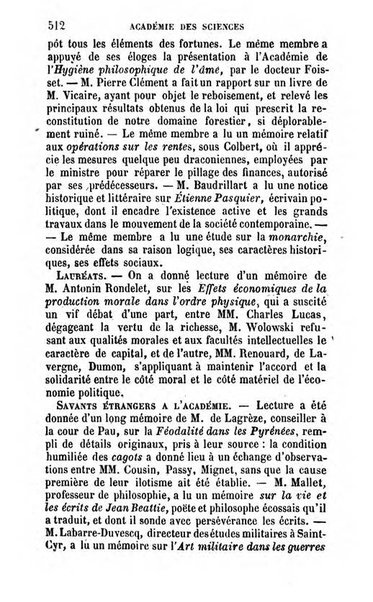 Annuaire de l'economie politique et de la statistique