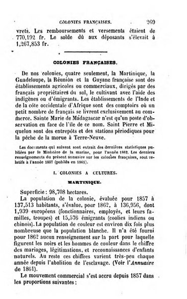 Annuaire de l'economie politique et de la statistique