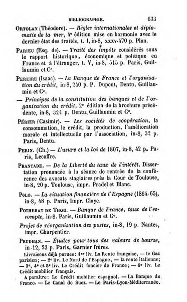 Annuaire de l'economie politique et de la statistique