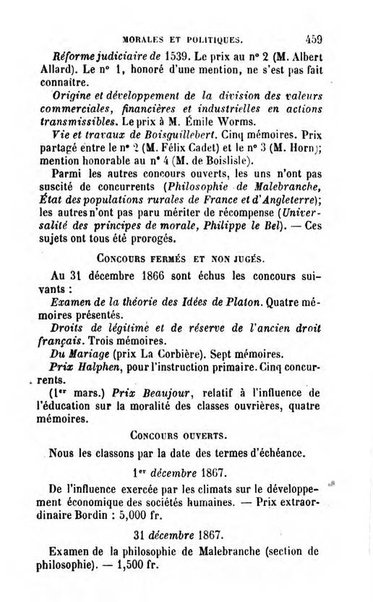 Annuaire de l'economie politique et de la statistique