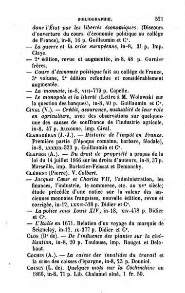 Annuaire de l'economie politique et de la statistique