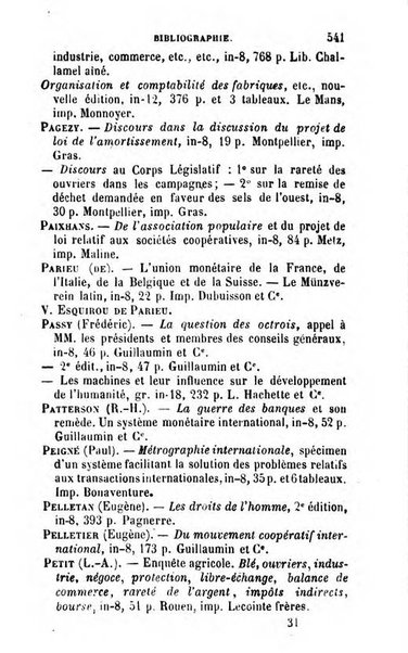 Annuaire de l'economie politique et de la statistique