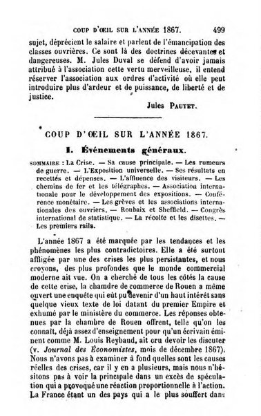 Annuaire de l'economie politique et de la statistique