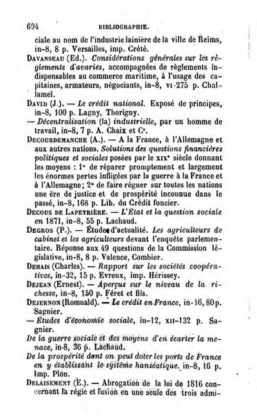 Annuaire de l'economie politique et de la statistique