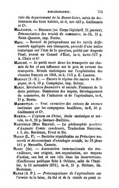 Annuaire de l'economie politique et de la statistique