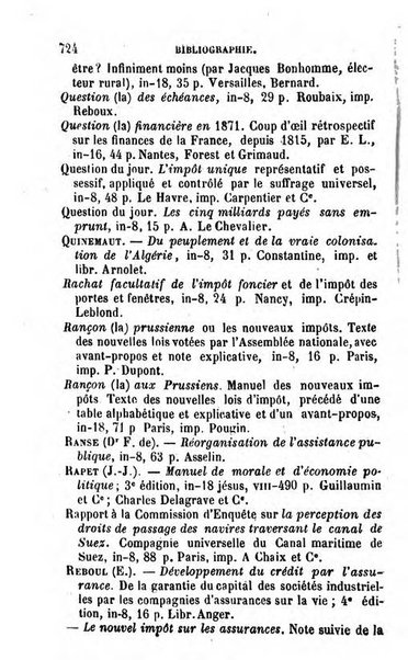 Annuaire de l'economie politique et de la statistique