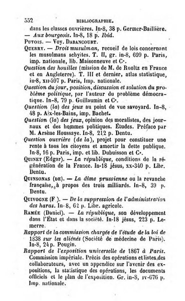 Annuaire de l'economie politique et de la statistique