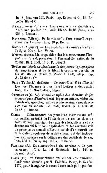 Annuaire de l'economie politique et de la statistique