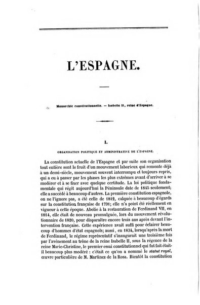 Annuaire des deux mondes histoire générale des divers états