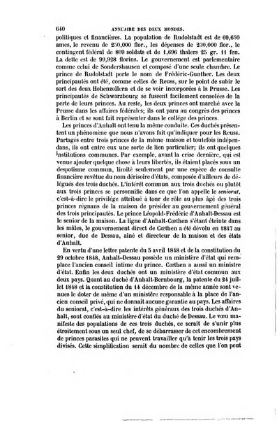 Annuaire des deux mondes histoire générale des divers états